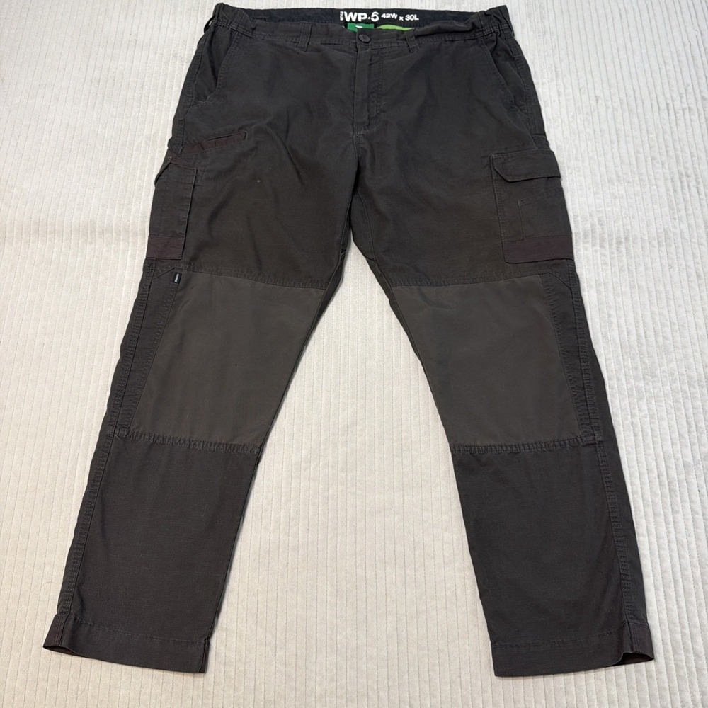 FXD WP5 Double Knee Cargo Pants Mens 42x30 Black Utility